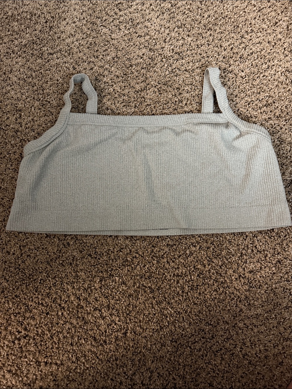 torrid Light Gray Ribbed Bralette